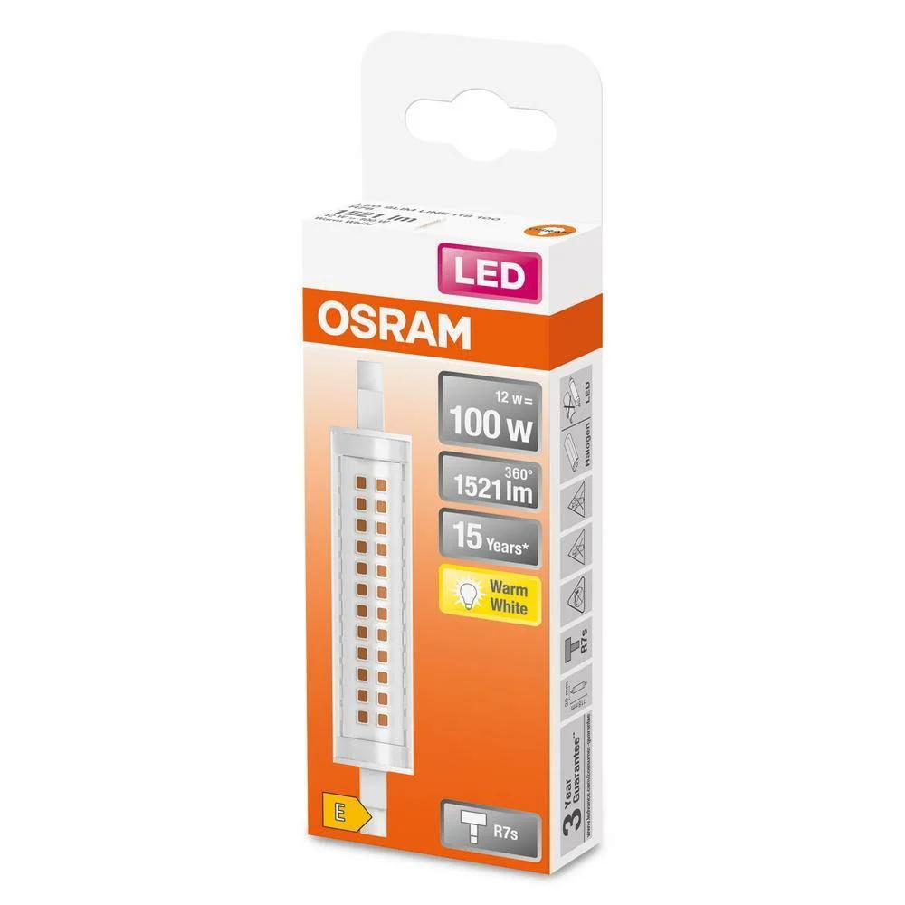 Bec LED Osram SLIM LINE, R7s, 12W (100W), 1521 lm,