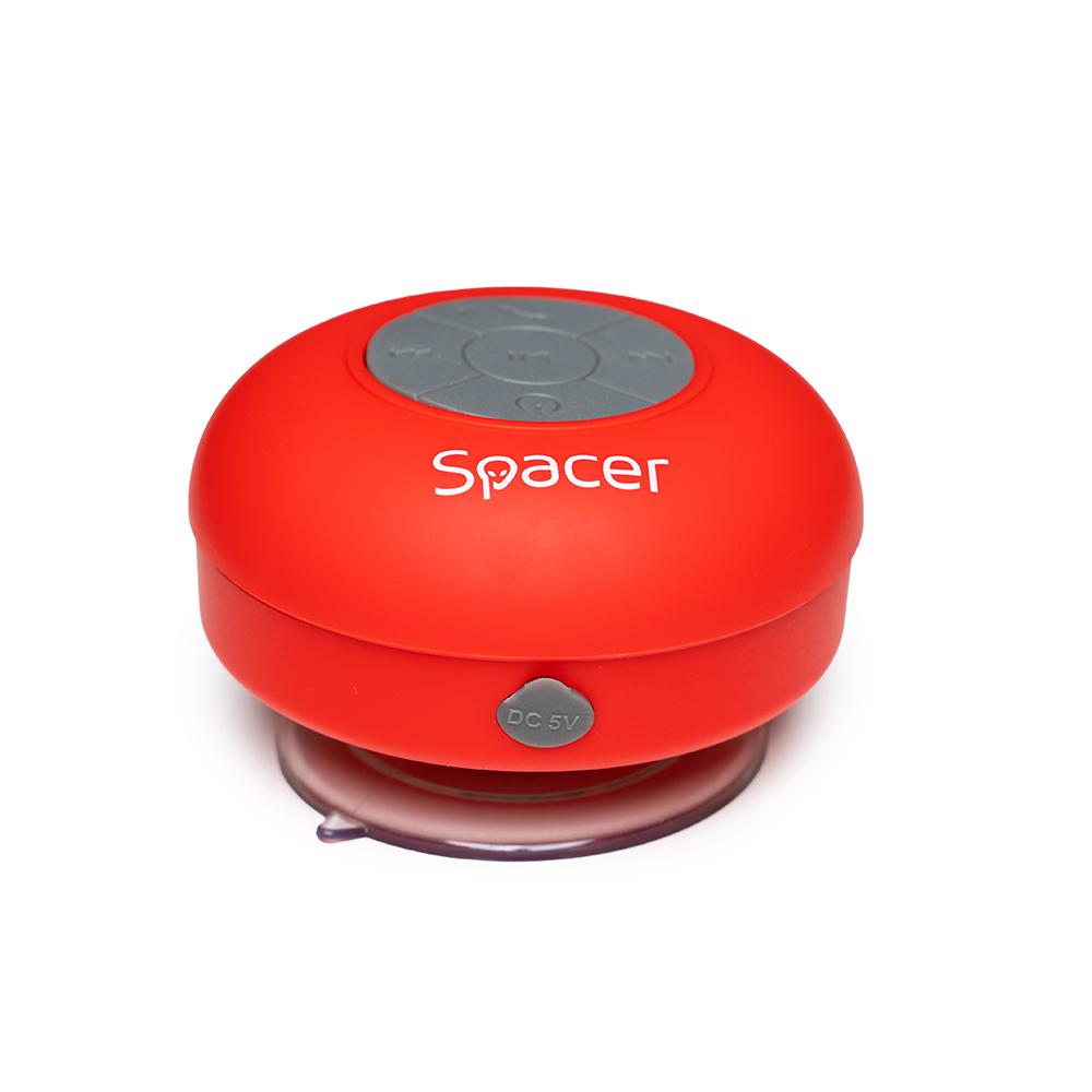 Boxa Spacer DUCKY-RED portabila, 3W RMS, control volum, acumulator 300mAh,