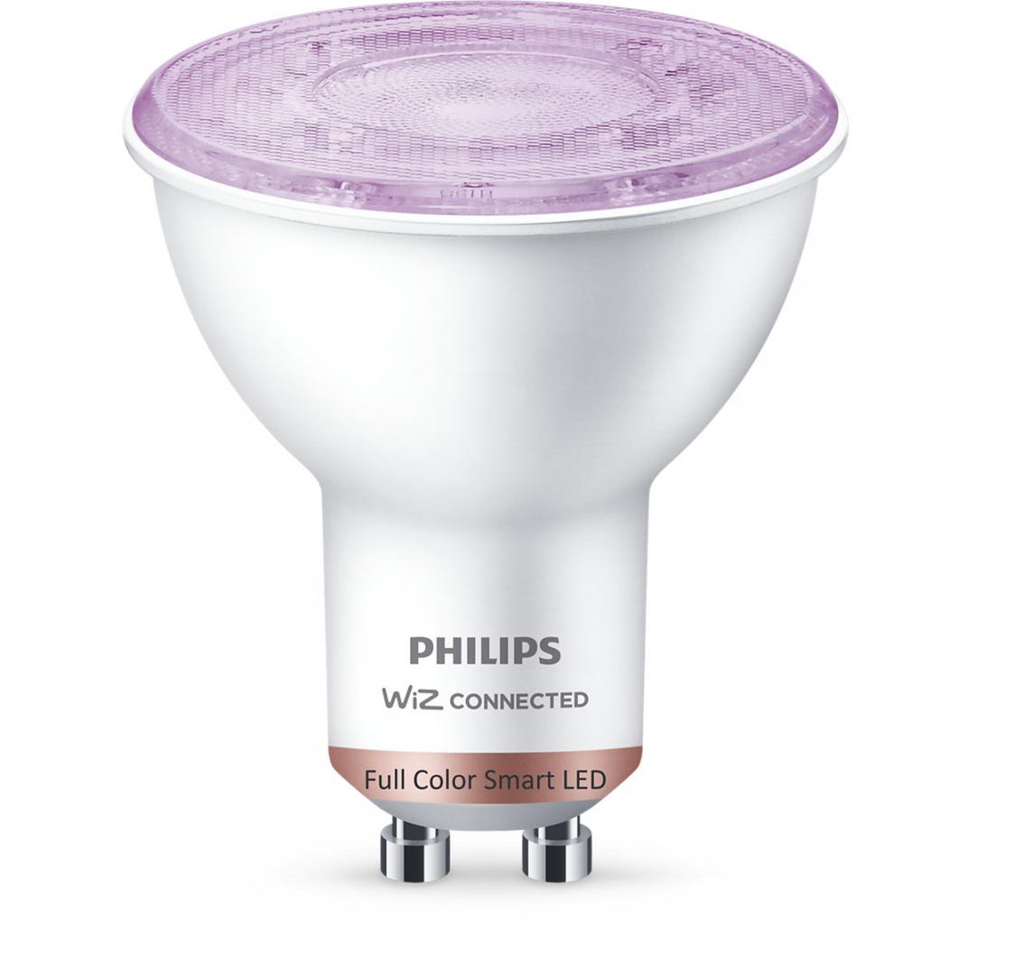 Bec LED RGB inteligent Philips Spot , Wi-Fi, Bluetooth, GU10,
