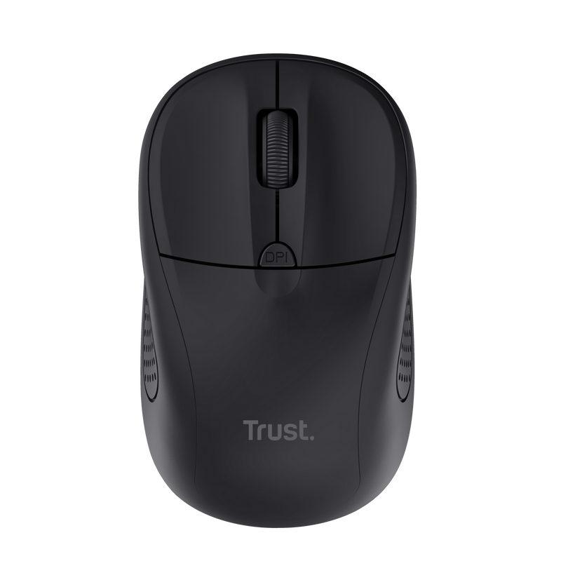 Mouse Trust Wireless optic, rezolutie 1600 DPI, negru