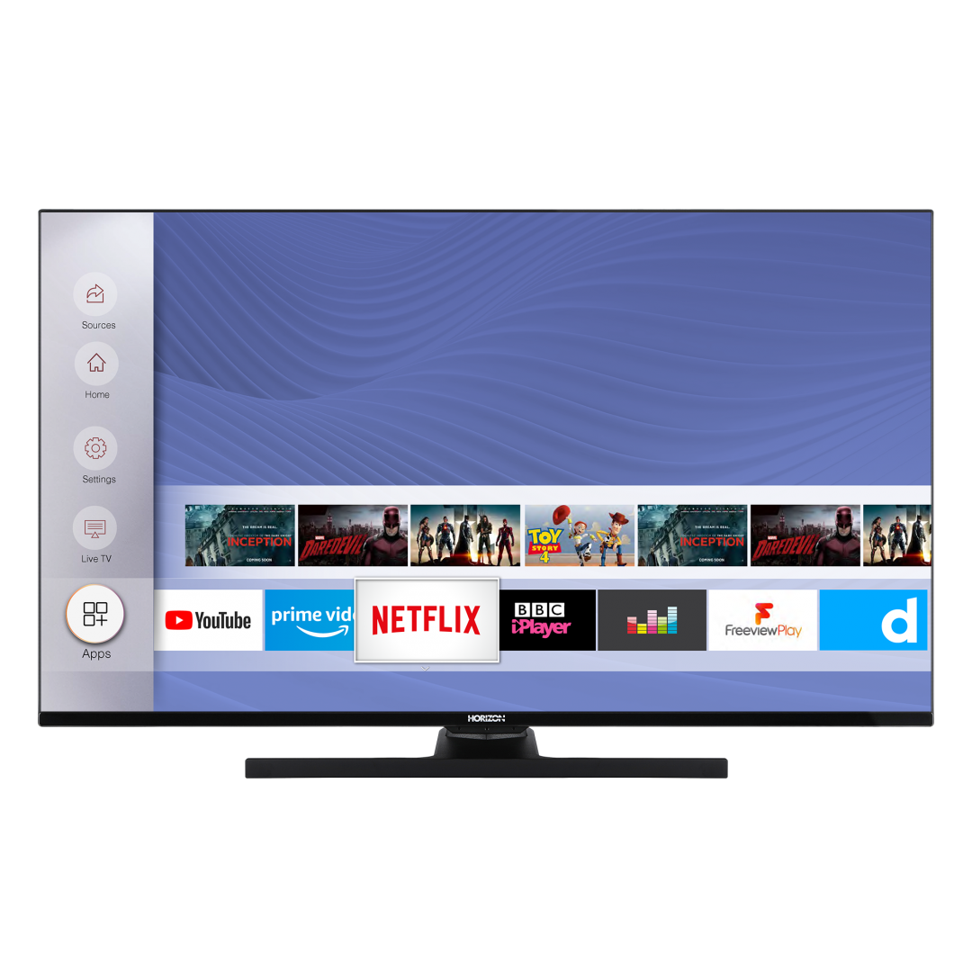 LED TV HORIZON 4K-SMART 43HL8530U/B, 43&#034; D-LED, 4K Ultra HD