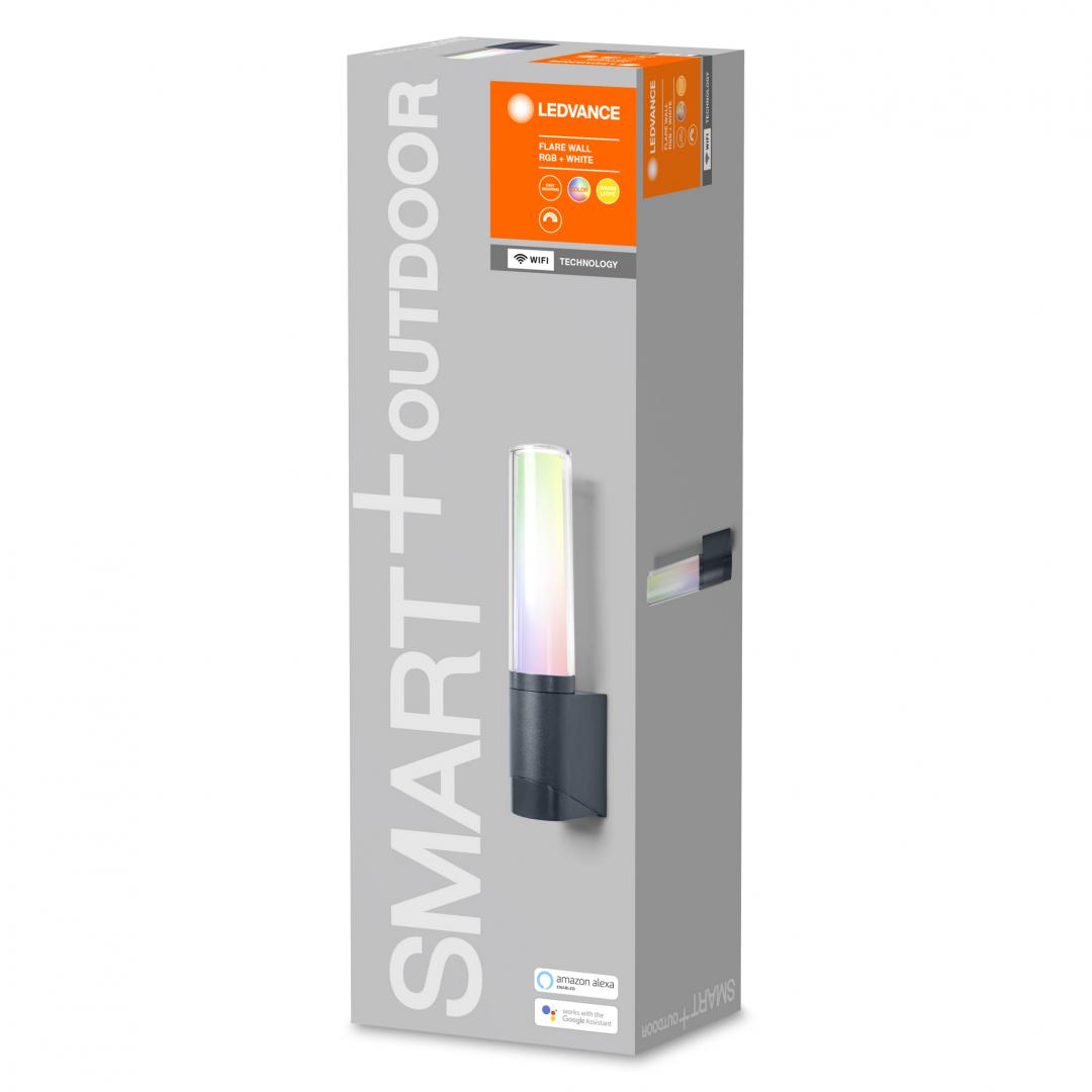 Aplica LED RGB pentru exterior Ledvance SMART+ Wifi Flare Wall,