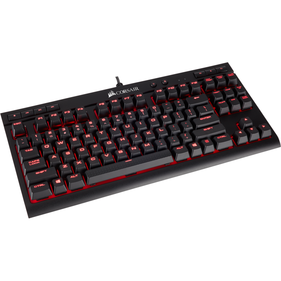 Tastatura mecanica CORSAIR K63 Compact CHERRY MX RED, Key Rollover