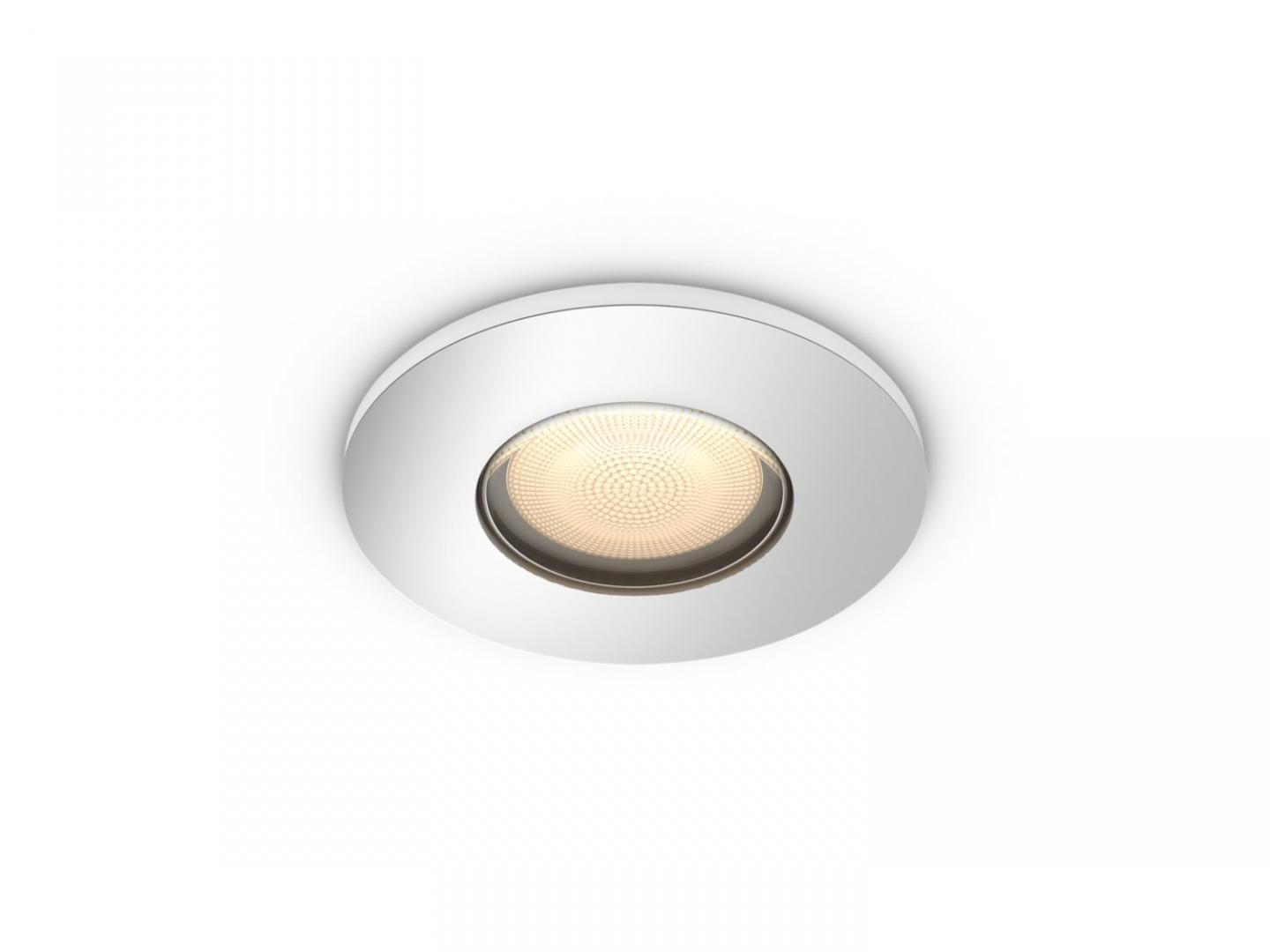 Spot LED incastrat Philips Hue Adore Bathroom, Bluetooth, GU10, 5W,