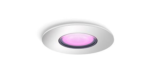 Spot LED RGB incastrat Philips Hue Xamento, Bluetooth, GU10, 5.7W,