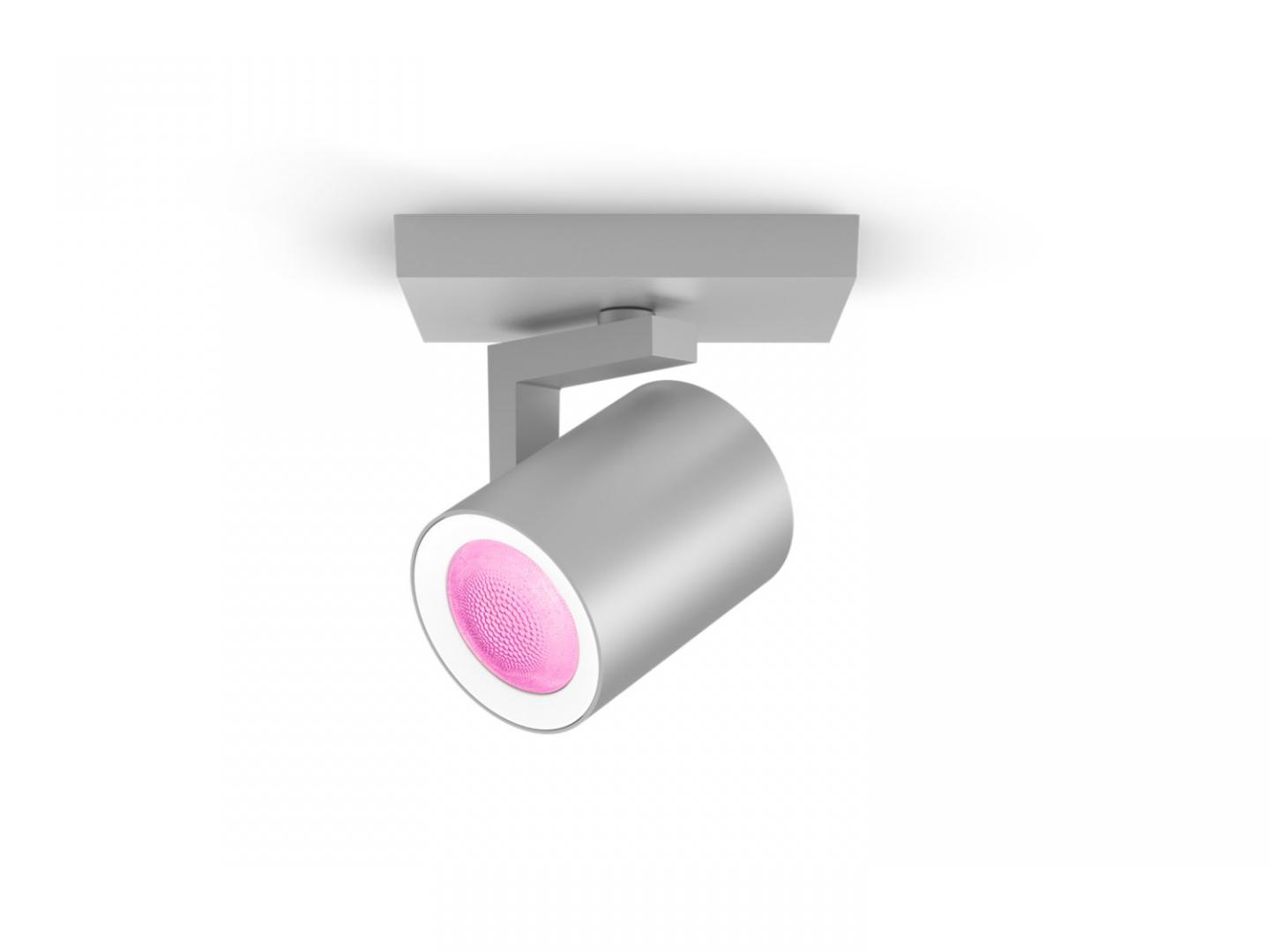 Spot LED RGB Philips Hue Argenta, Bluetooth, GU10, 5.7W, 350