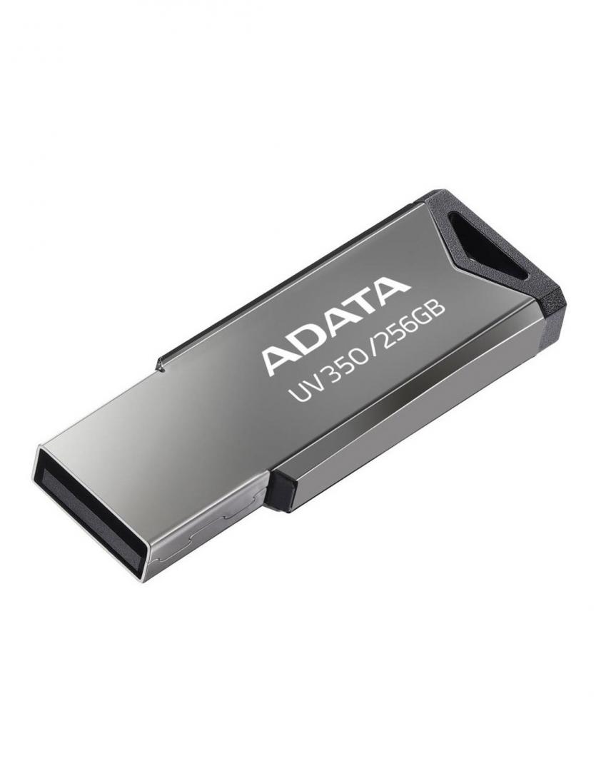 USB Flash Drive ADATA 256GB, UV350, USB3.2, Silver