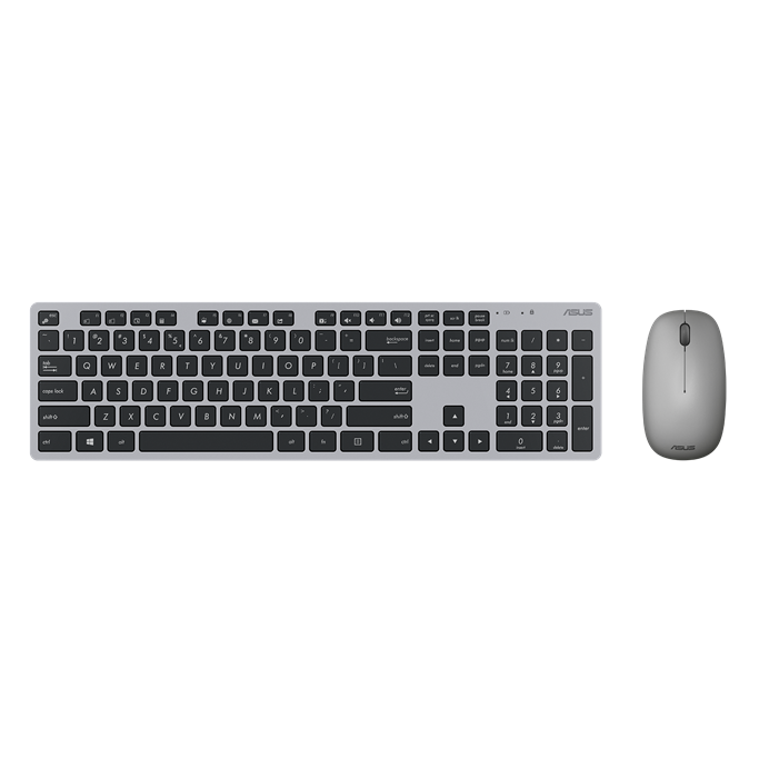 Kit Tastatura + Mouse Asus W5000, Wireless (10m) 2.4GHz, 800/1200/1600dpi,