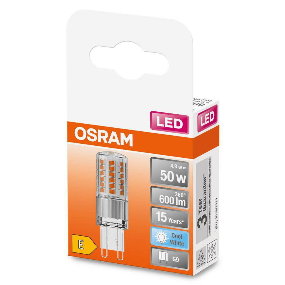 Bec LED Osram PIN G9 4.8W (50W) 600 lm lumina