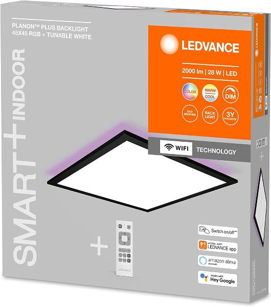 Panou LED RGB inteligent Ledvance SMART+ Wifi PLANON+ BACKLIGHT cu
