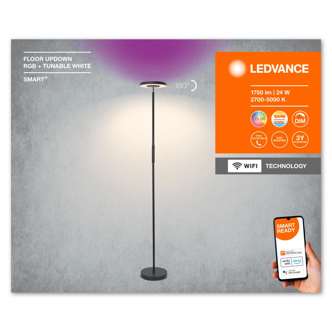 Lampadar LED RGB inteligent Ledvance Smart+ WiFi FLOOR UP&DOWN, 24W,