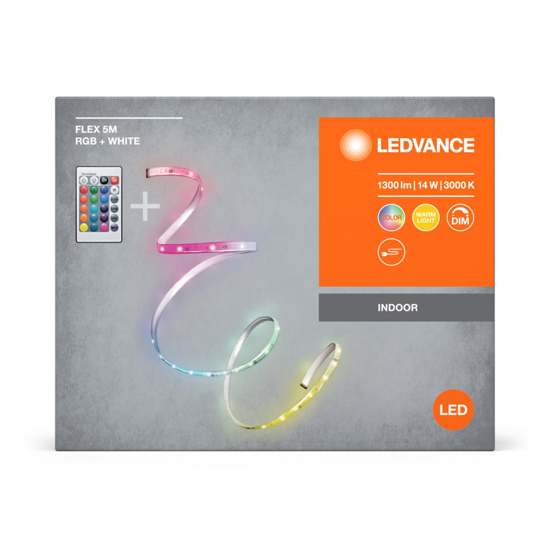 Kit Banda LED RGB Ledvance FLEX cu Telecomanda, 14W, 220-240V,