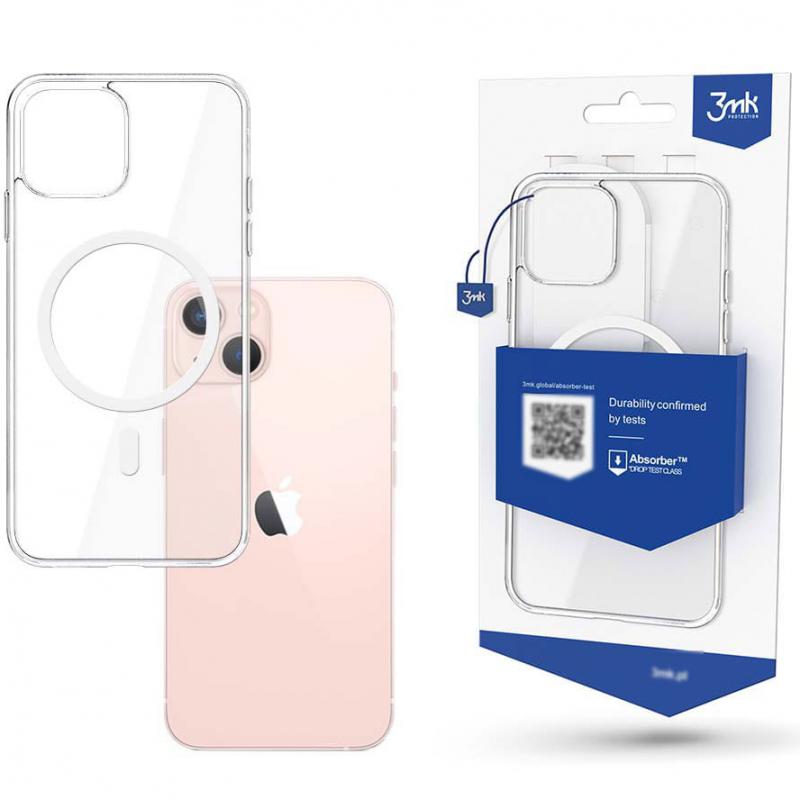 3MK MagSafe Case for iPhone 14 Plus - Transparent plastic