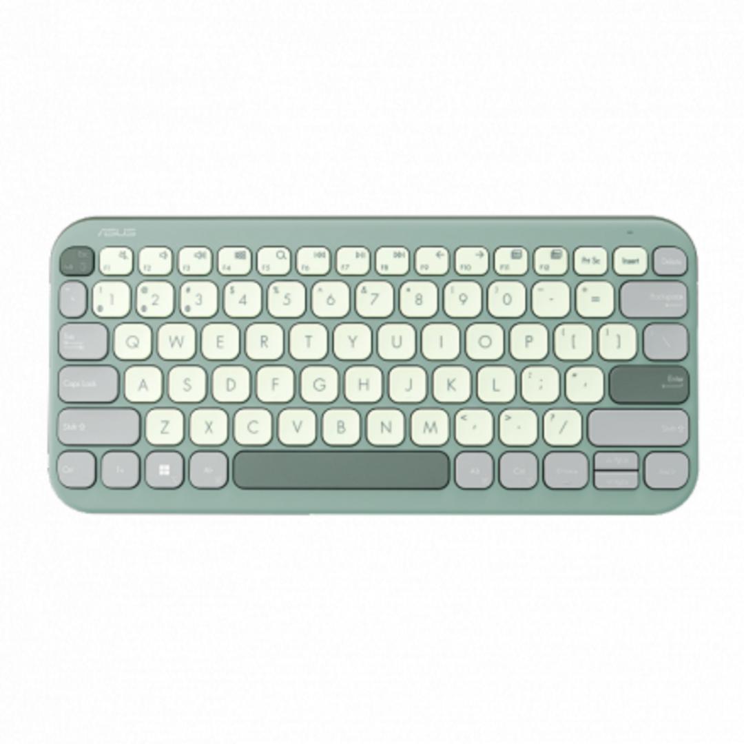 Tastatura wireless ASUS KW100, Culoare: Green Tea Latte, Greutate: 0.374