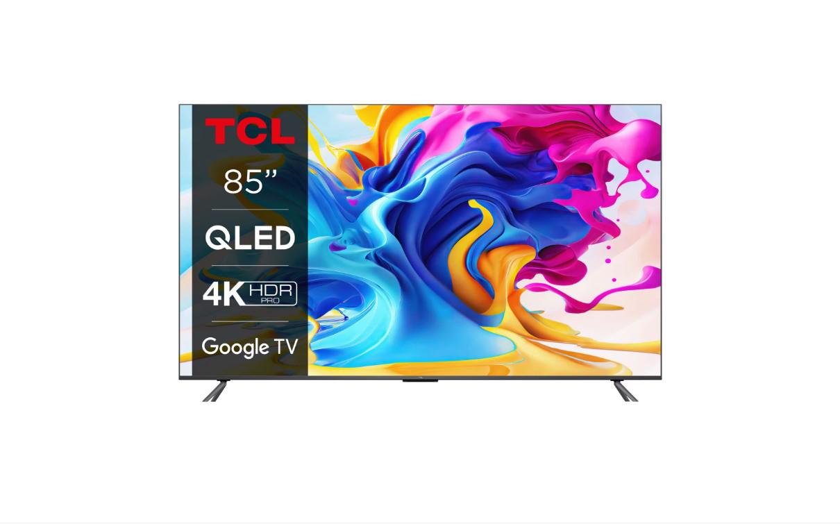 Televizor TCL QLED 85C645, 216 cm (85"), Smart Google TV,