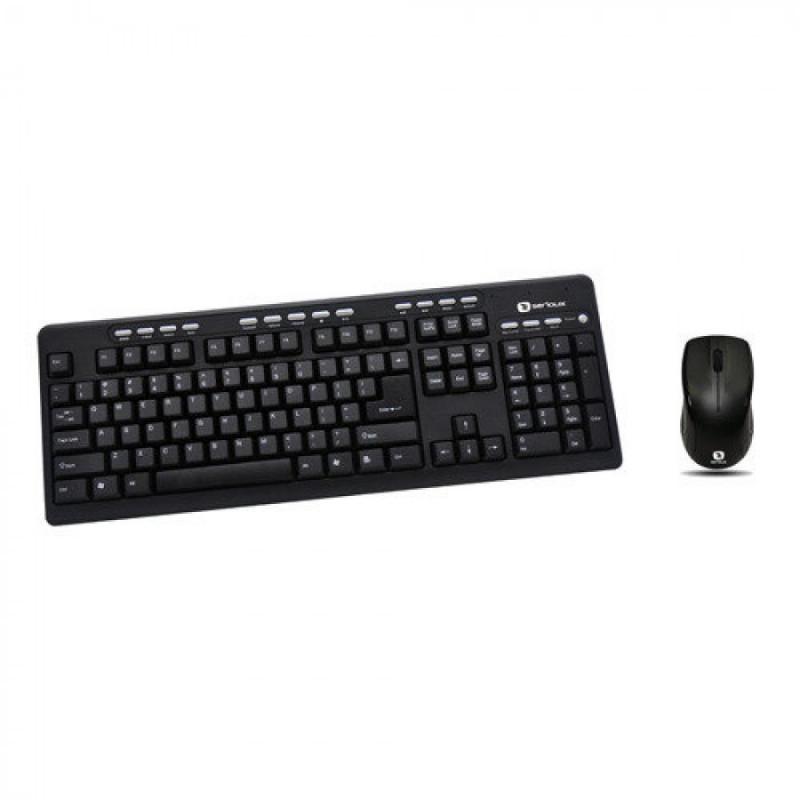 Kit tastatura + mouse Serioux MKM5500, cu fir, multimedia, negru,