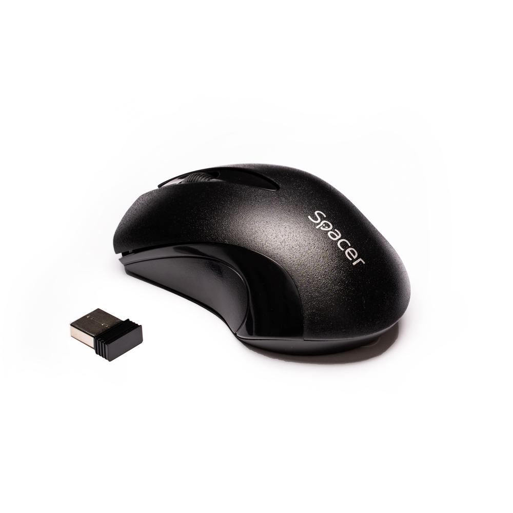 Mouse spacer SPMO-W12, wireless, 1000DPI, 3 butoane, functie auto sleep,