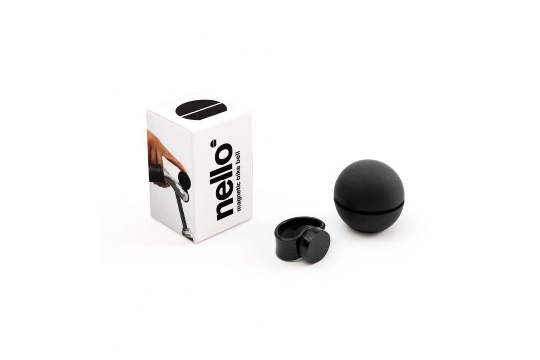 MAGNETIC BICYCLE BELL NELLO NEGRU