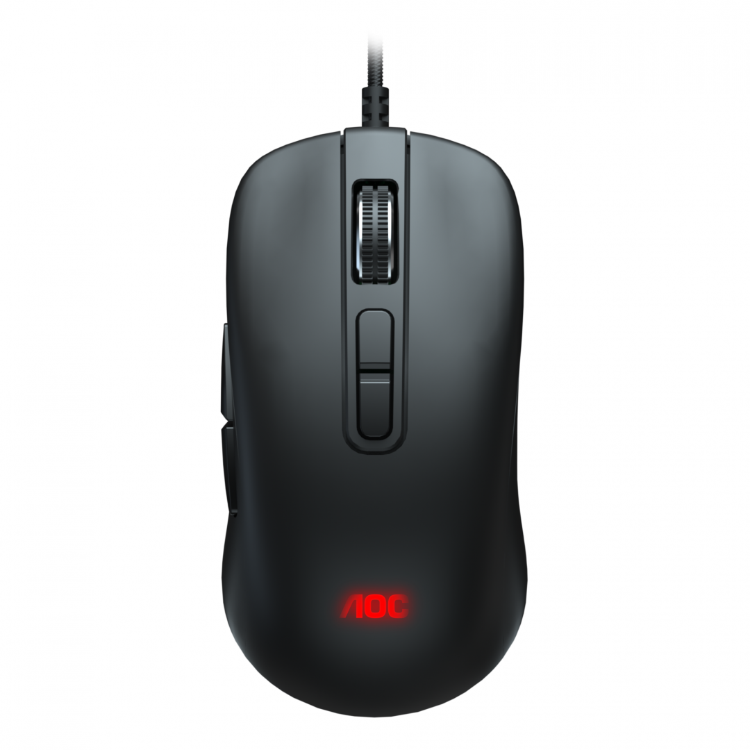 Mouse AOC GM300B, USB 2.0, 6200DPI, 7 butoane, RGB, 1.8m,