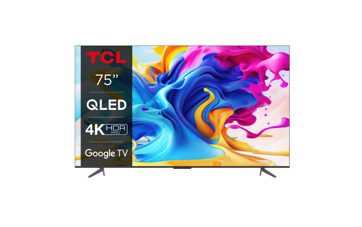 Televizor TCL QLED 75C645, 189 cm (75&#034;), Smart Google TV,