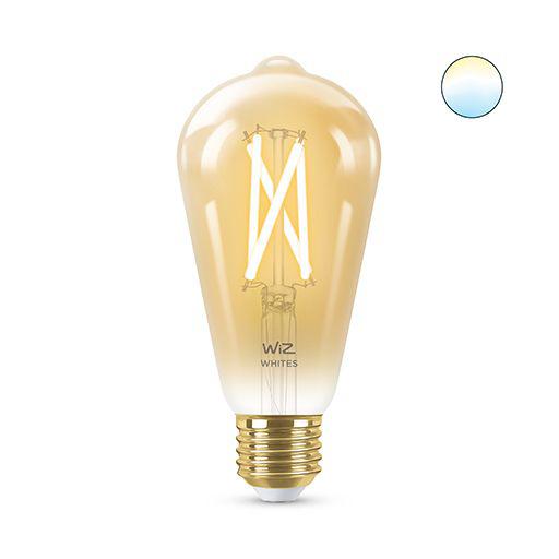 Bec LED inteligent vintage (decorativ) WiZ Connected Filament Gold ST64