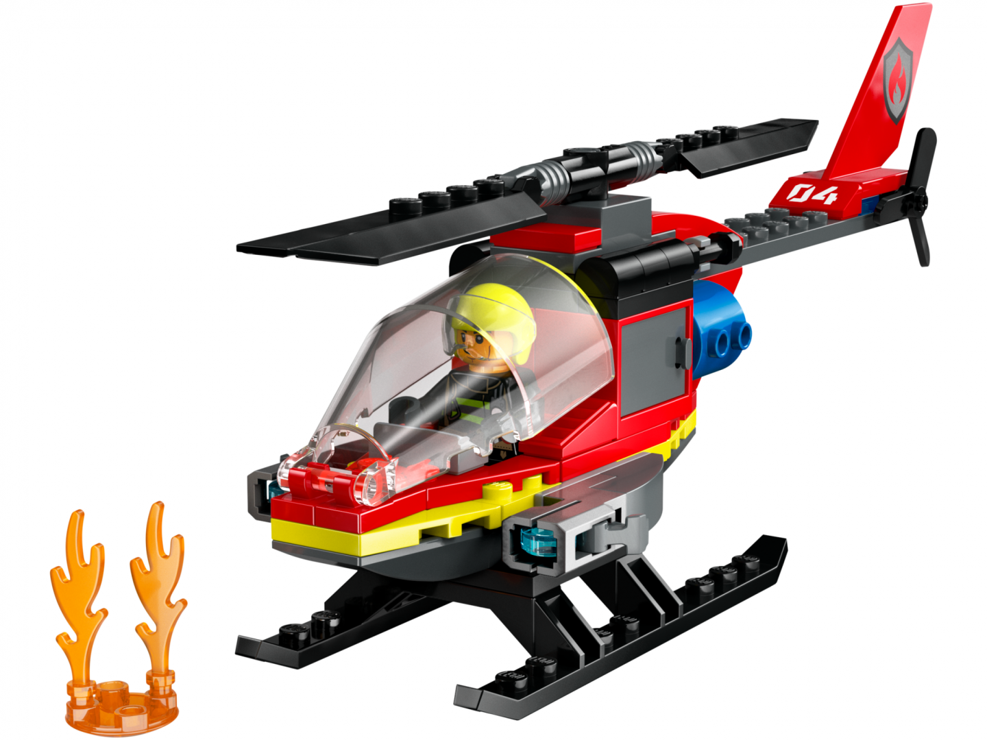 ELICOPTER DE POMPIERI, LEGO 60411