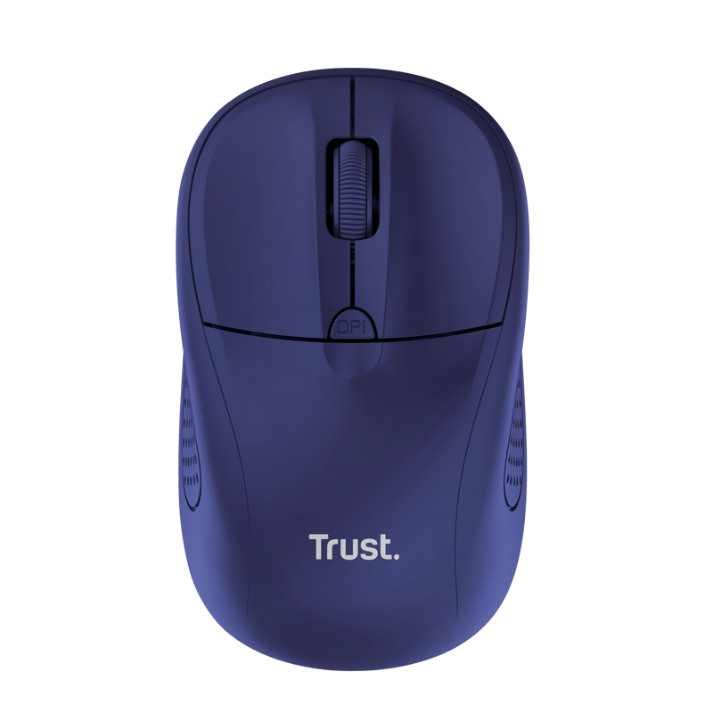 Mouse Trust Wireless optic, rezolutie 1600 DPI, albastru