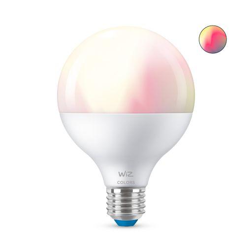 Bec LED RGB inteligent WiZ Connected Colors G95, Wi-Fi, E27,