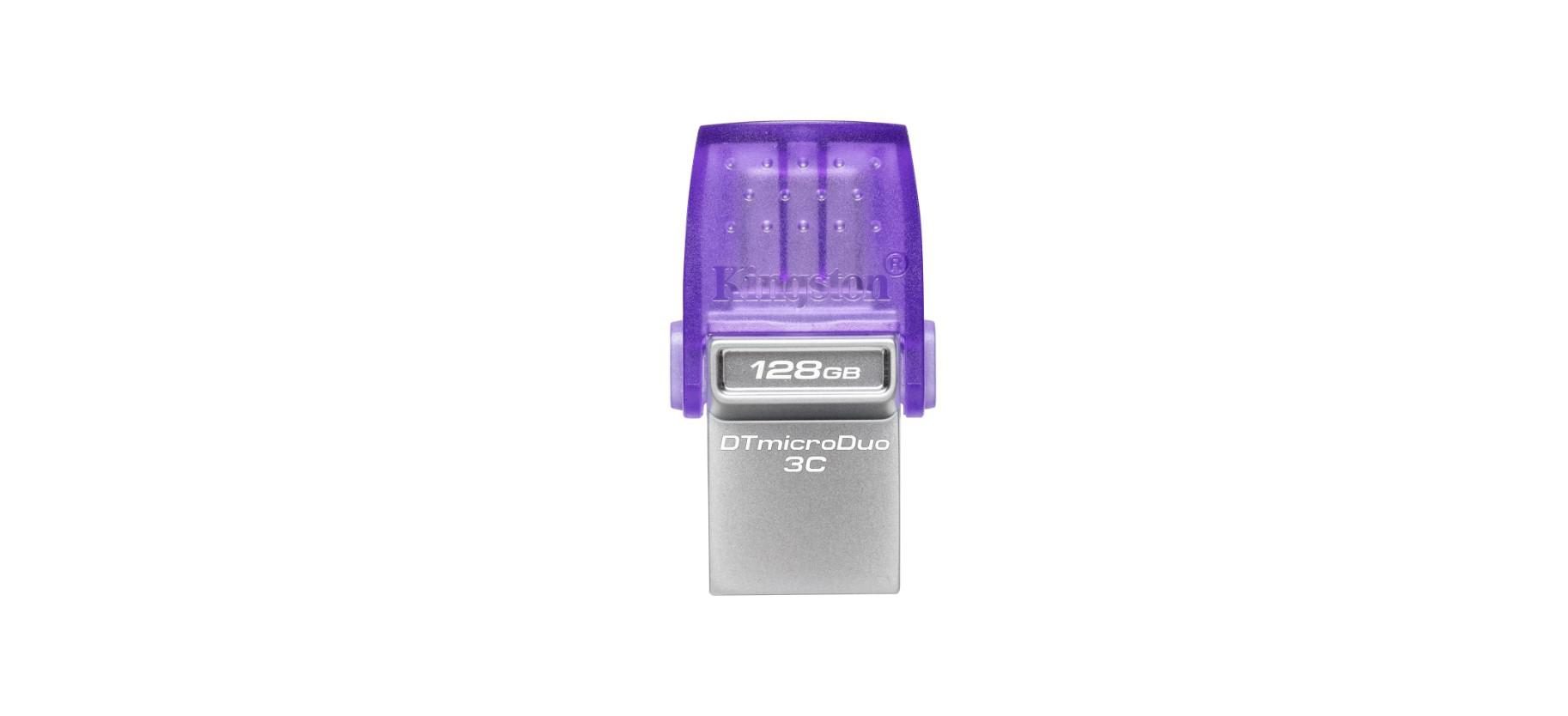 USB Flash Drive Kingston 128GB DT MicroDuo, USB 3.0, micro
