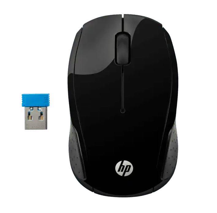 HP Mouse Wireless 200 Black. Culoare: Negru. Dimensiune: 95 x