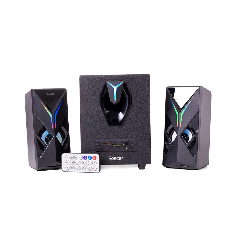 Boxe Spacer Gaming 2.1, 14W RMS ( 2x3W + 8W),