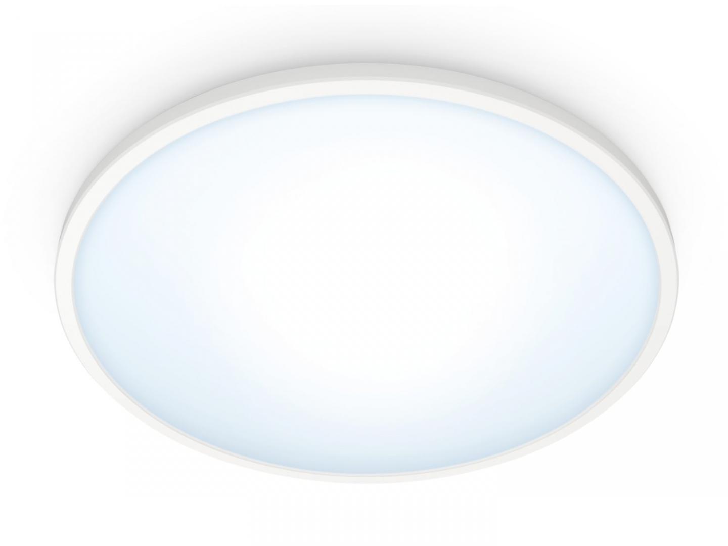 Plafoniera LED WiZ SuperSlim, Wi-Fi, Bluetooth, 16W, 1500 lm, lumina