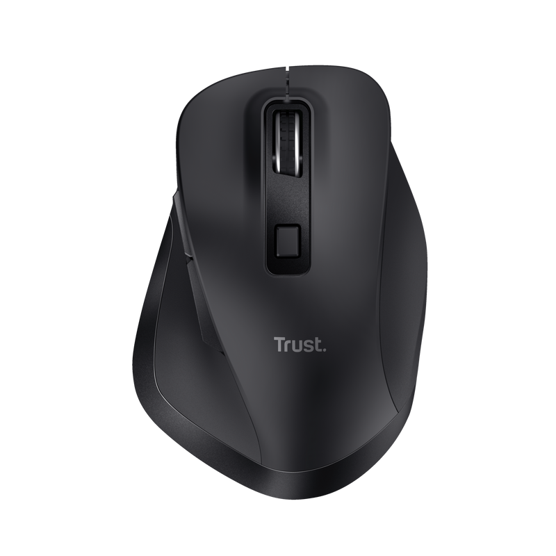 Mouse Trust Fyda ergonomic, reincarcabil, wireless RF 2.4GHz, USB2.0, 6